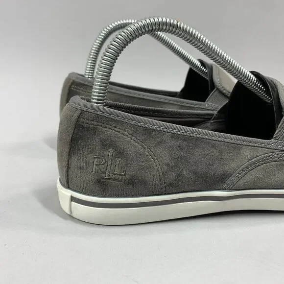 Lauren Ralph Lauren Women's Size 8 Janis Velvet Slip On Sneakers - Picture 2 of 13